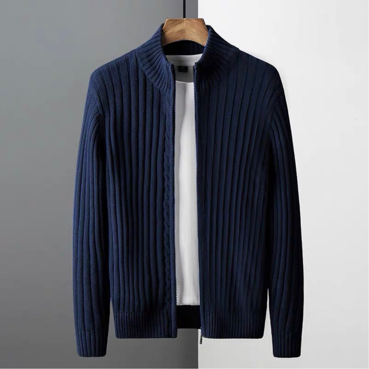 YFS™ - Trendig Stickad Zip-Cardigan