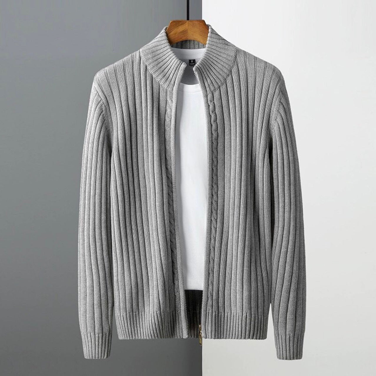 YFS™ - Trendig Stickad Zip-Cardigan