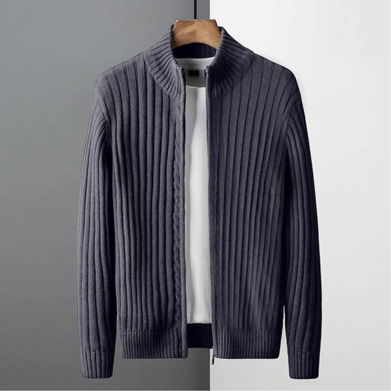 YFS™ - Trendig Stickad Zip-Cardigan