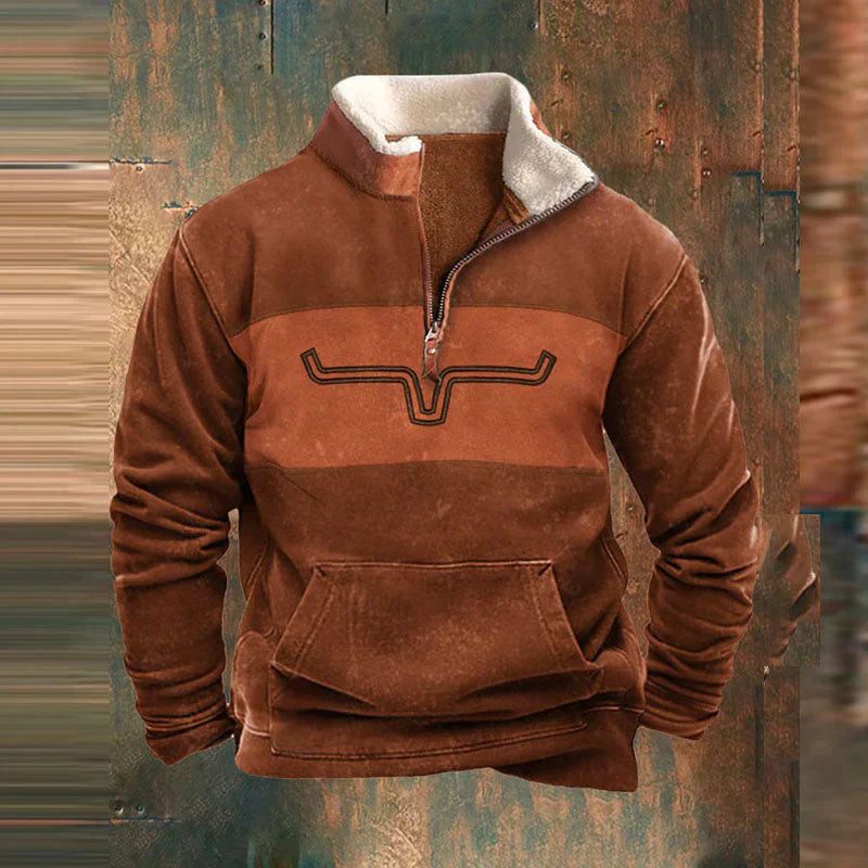 Dane | Quarter Zip-Up tröja med dragkedja