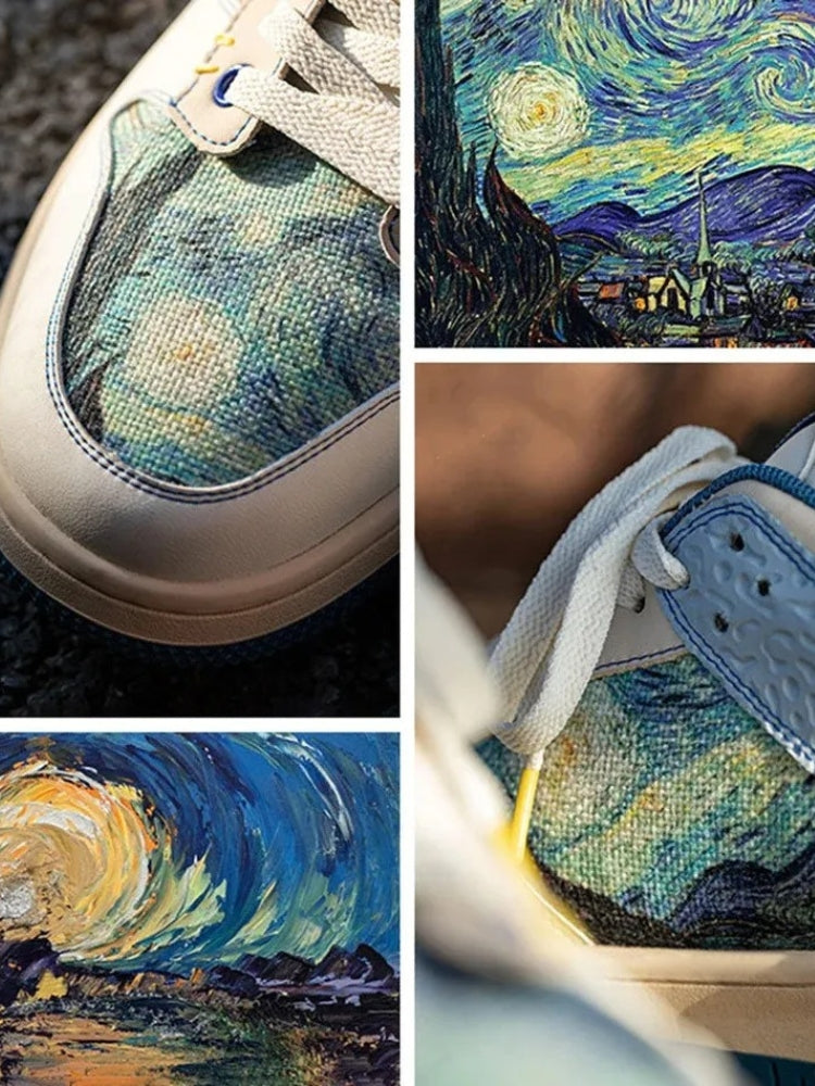 Den stjärnklara natten - Van Gogh Sneakers