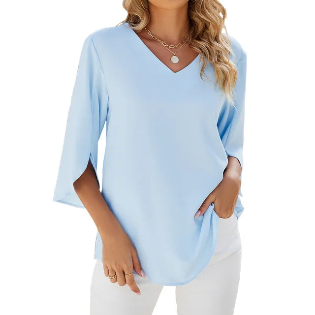 Sophie™ - V-ringad blus